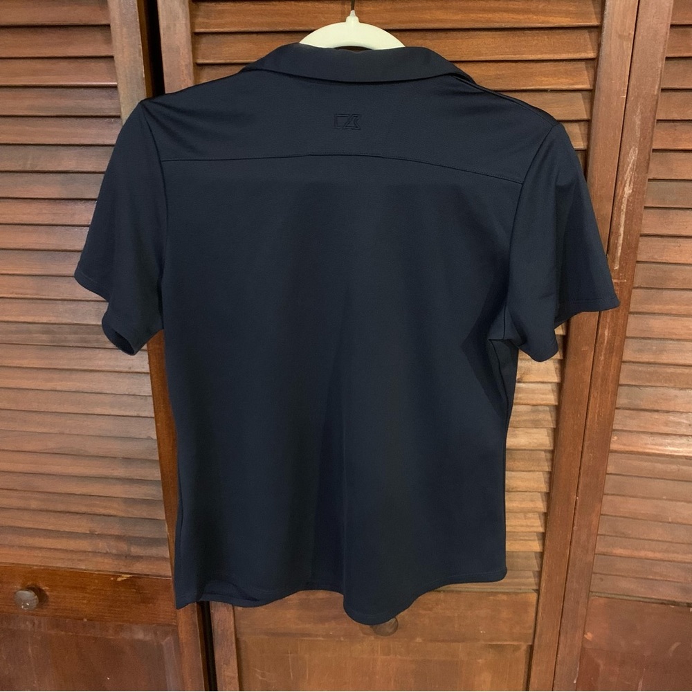 CUTTER & BUCK Notre Dame Fighting Irish CB Drytec Solid Women's Polo Navy Blue - Picture 6 of 7